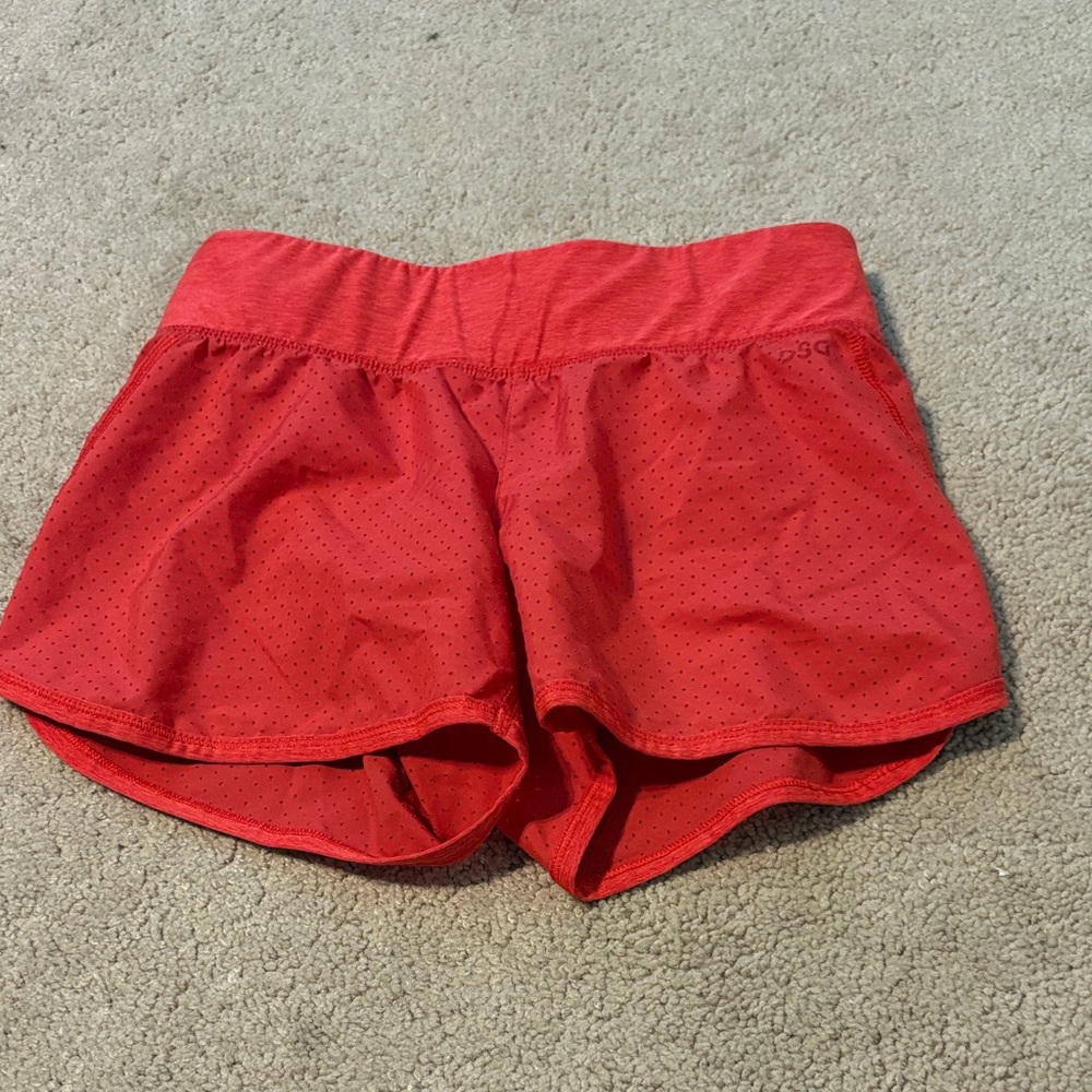 Kids Red Athletic Shorts